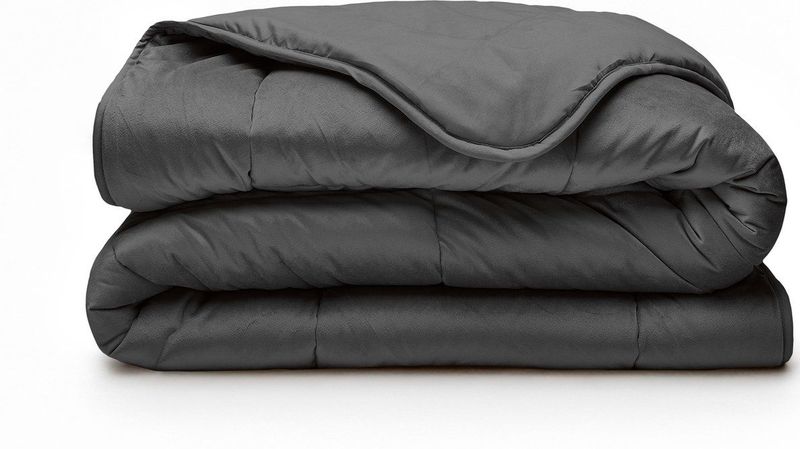 Sleeptime - Lazy Velvet - Dekbed - Antraciet - 200x200