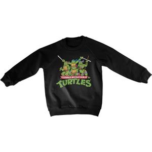 Teenage Mutant Ninja Turtles Teeange Mutant Ninja Turtles Distressed Group Kids Sweatshirt Kinder Black-10 Jahre