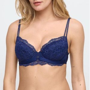 Marie Jo Musea Push Up Bh uitneembare pads 0102977 Saffier Blauw - maat EU 70C / FR 85C