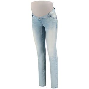 LOVE2WAIT - Jeans Sophia - Light Wash - Zwangerschapsbroek - Met Sterrenprint
