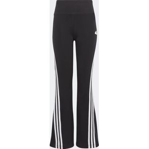 adidas Sportswear Future Icons 3-Stripes Cotton Flared Legging - Kinderen - Zwart- 140