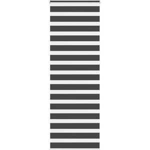 vidaXL - Zebra - rolgordijn - 85x230 - cm - stofbreedte - 80,9 - cm - zwart
