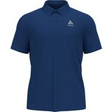 Odlo Cardada Korte Mouw Poloshirt Blauw S Man