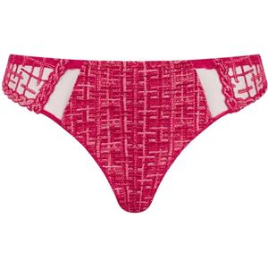 Louisa Bracq - Tweegy String Rouge A Levres - maat 42 - Rood/Goud