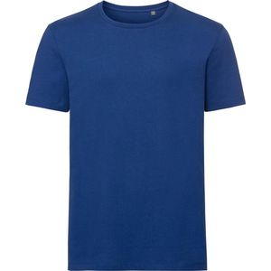 Russell Heren Authentiek Puur Organisch T-Shirt (Helder Koninklijk)