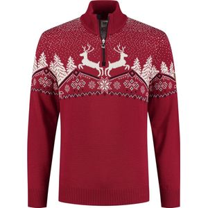 Dale of Norway, Pullover ""Reindeer"" Rood. Maat XL