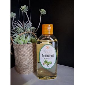 Garden of Eden - Pure organic koudgeperste Tea Tree olie 150ml voor huid, haar en lichaam - body olie - massage olie