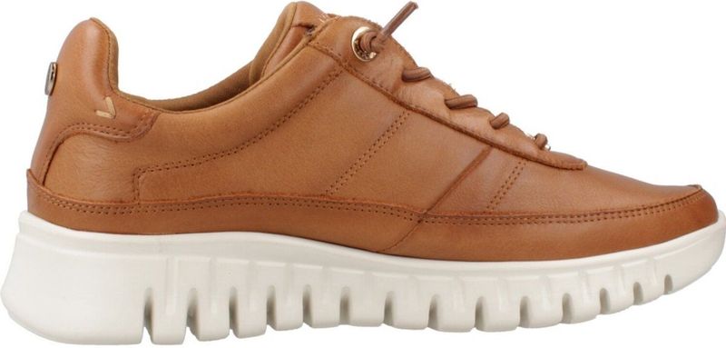 Carmela - 16252501-CAMEL - Leren Sportschoenen - Bruin - Plat - Veters - Casual