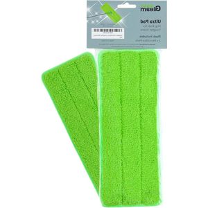Ultra Mikrofaser Wischmopp Pads - 2er Pack - für gründliche Reinigung von hartnäckigem Schmutz - superabsorbierender Wischbezug
