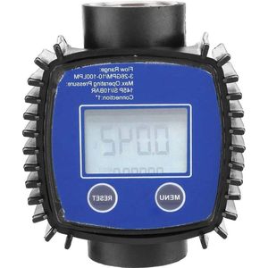 Debietmeter digitaal display Waterdieselstroommeter - hoge nauwkeurigheid - 1 inch binnendraad - herhaalbaarheid ± 03% - HTML content toevoegen .