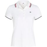TOMMY HILFIGER - Shirt - Marine - Katoen - Polokraag - Kwartmouw