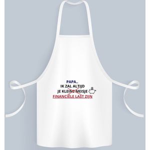 Akyol - papa cadeau Keukenschort - Papa - verjaardag papa - vader cadeau - vader - vader cadeautjes - vaderdag cadeau - vader cadeautjes verjaardag - liefste papa - papa - leuk kado om te geven - 82 bij 71 cm