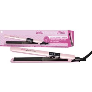 Stijltang - DEMELISS - Barbie Edition - Temperatuur van 150 tot 230 °C - Dunne platen 25 x 120 mm - Roze