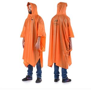 NatureHike nieuwe drie-in-één poncho ornage （20d）