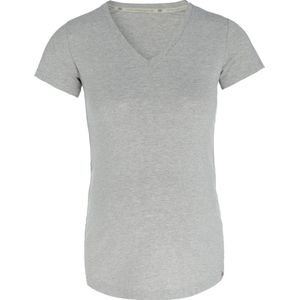 Baby's Only - Zwangerschaps T-shirt Glow dusty grey - Zwangerschapstop gemaakt uit 96% viscose en 4% elastaan - Zwangerschapsshirt voor de lente en zomer - L