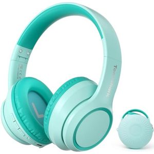 Kinderkoptelefoon met Actieve Geluidsonderdrukking - Draadloze Bluetooth Over-Ear met Microfoon en Opbergcase