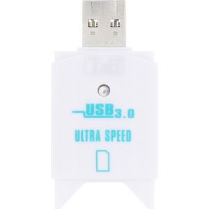 Geheugenkaartenlezer - Wit - USB 3.2 Gen 1