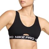 Dri-FIT Indy Plunge Medium Support Sportbeha Vrouwen - Maat M