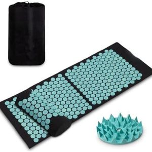 OxyFlowzy® - Acupressuur mat - Spijkermat met kussen - Acupunctuur mat