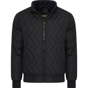 Mario Russo Aviation Jacket - Jas Heren - Winterjas Heren - Waterafstotend - Zwart - L