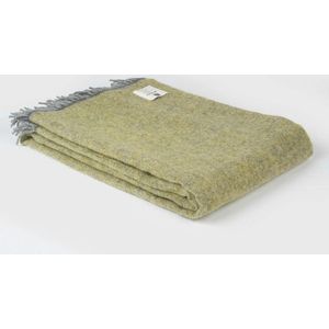 McNutt - Wollen Plaid - Grijs Geel Gemêleerd