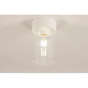 Lumidora Plafondlamp 74615 - Plafonniere - OUT - E27 - Wit - Metaal - Buitenlamp - Badkamerlamp - IP65 - ⌀ 12 cm