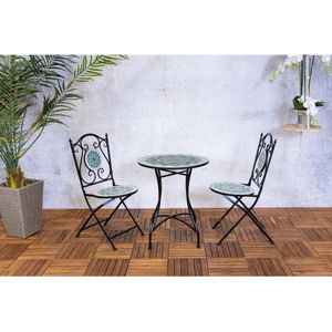 Sens-Line - Mali Bistro Set - 3-delig - Zwart