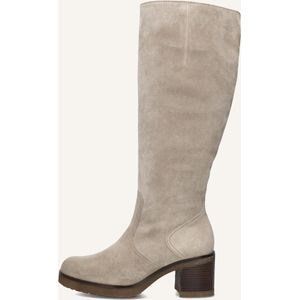 Gabor - 857 - Hoge Laarzen - Beige - Suède - Blokhak