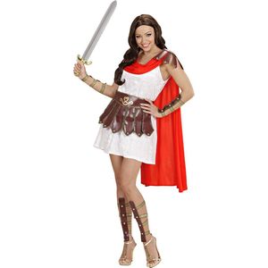 WIDMANN - Sexy kort Romeins gladiator pak voor dames - Medium - Volwassenen kostuums