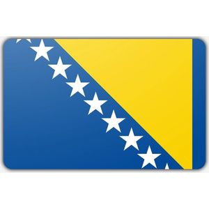 Vlag Bosnië Herzegovina - 100x150cm - Polyester