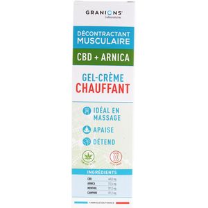 Granions CBD en Arnica Verwarmende Gel-Crème 75 ml