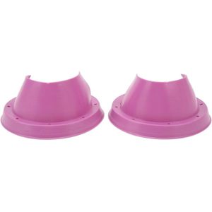 Waterdichte siliconen hoes voor luidsprekers, auto-audioluidsprekers, auto-luidsprekerhoes, vervangende pad voor auto-audio, wooferrooster, 6,5 inch auto-luidsprekerkussen, voertuigen, auto-luidsprekerpad, stereo-adapter