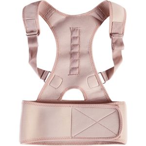 Perfect Posture Pro Verstelbare Postuur Corrector Rugbrace - Maat XL, beige - Uniseks - Rugband voorkomt Rugpijn - Rug & Houding Correctie man en vrouw - Rugriem onzichtbaar onder kleding - Back Belt