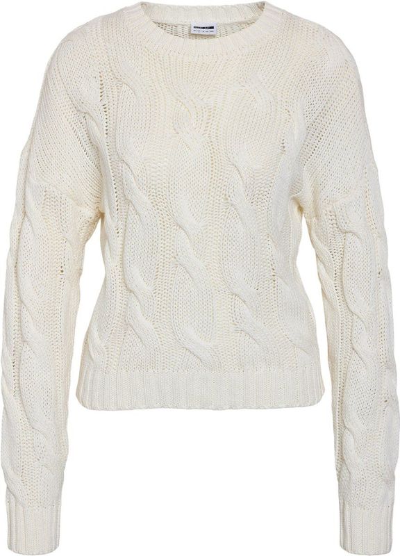 Noisy May - NMDARA - Gebreide Trui - Grijs - Dames