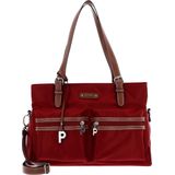 PICARD Schoudertas Handtas Sonja Shopper Red Donkerrood