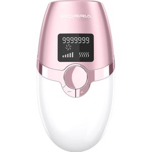 IBORRIA T4 Compact IPL Laser Ontharingsapparaat – Laser Ontharing – IPL Ontharingsapparaten – Hair Removal – Pijnloos – Voor Hele Lichaam - Roze