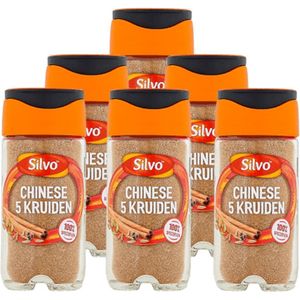 Silvo® | 6 x Chinese 5 kruiden á 40 gram | voordeelverpakking