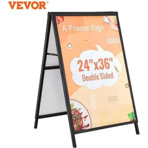 NewWave® - Dubbelzijdig Reclame Bord 101x61cm - Poster Bord - Reclamebord Voor Buiten Op Straat - Voor Retail & Horeca