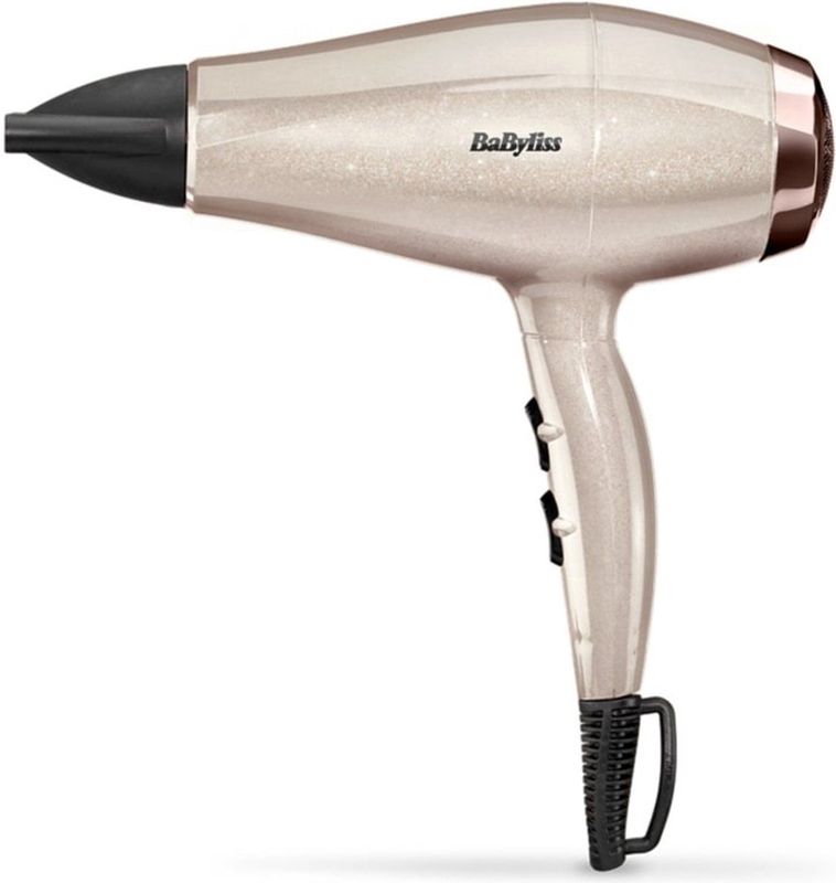 BaByliss - Stardust Shimmer - Föhn - Wit - 2000 Watt - 2 Blasstanden - 3 Temperatuurinstellingen