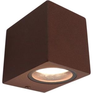 Olucia Corella - Moderne Buiten wandlamp - Aluminium - Roestkleurig