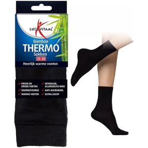 Lucovitaal Thermosokken Bamboe 35-38 - 1 paar