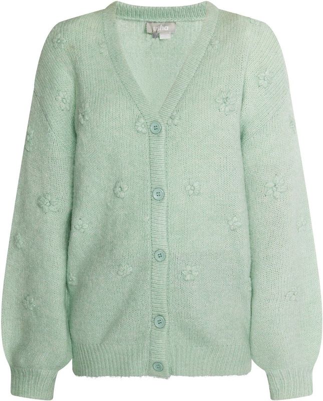 Usha - Trui - Mintgroen - Losse Pasvorm - Lange Mouw