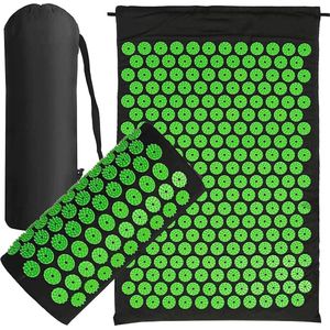 Acupressuurmat voor rug- en nekpijnverlichting - Inclusief draagtas