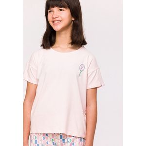 Pyjama meisjes studio woody geometr print shortje