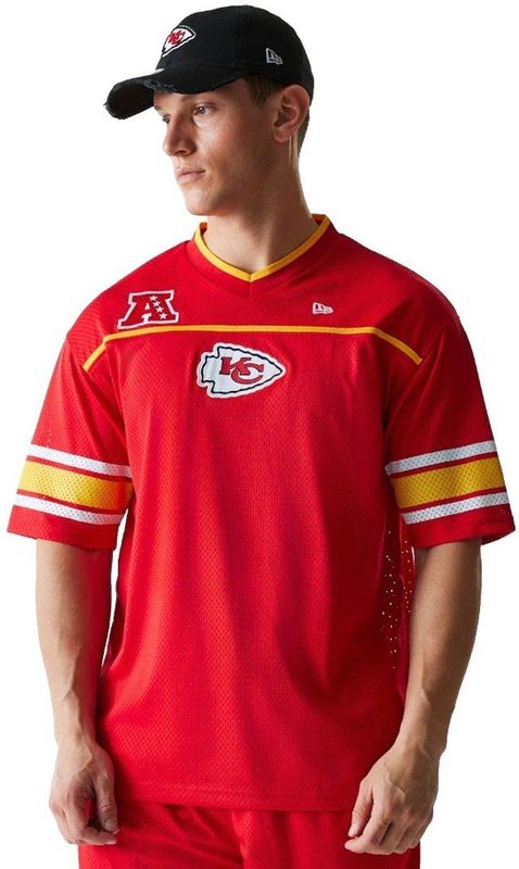 New Era - NFL Mesh Kansas City Chiefs - T-shirt - Rood - Korte Mouwen