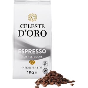 Celeste d’Oro - Finest Espresso – Koffiebonen - Arabica - Espresso Koffie - Voor Ieder Moment - 1kg