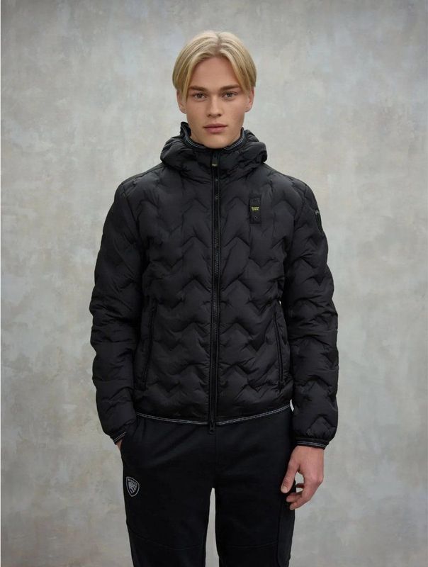 Blauer - Piery - Jasje - Groen-bruin - Met Vaste Capuchon - 100% Donsvulling