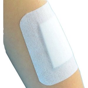 25 Wondpleisters Eilandpleisters 8 x 15cm - STERIL - Wondpleisters - Wondgenezing Pleisters - Rechthoekige pleister - 25 stuks