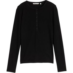 Tom Tailor Denim - Slim Fit Shirt - Effen - Lange Mouwen - Viscosemix