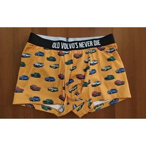 Onderbroek Volvo - Old Volvo's Never Die - Oranje - L